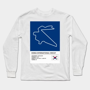 Korea International Circuit [info] Long Sleeve T-Shirt